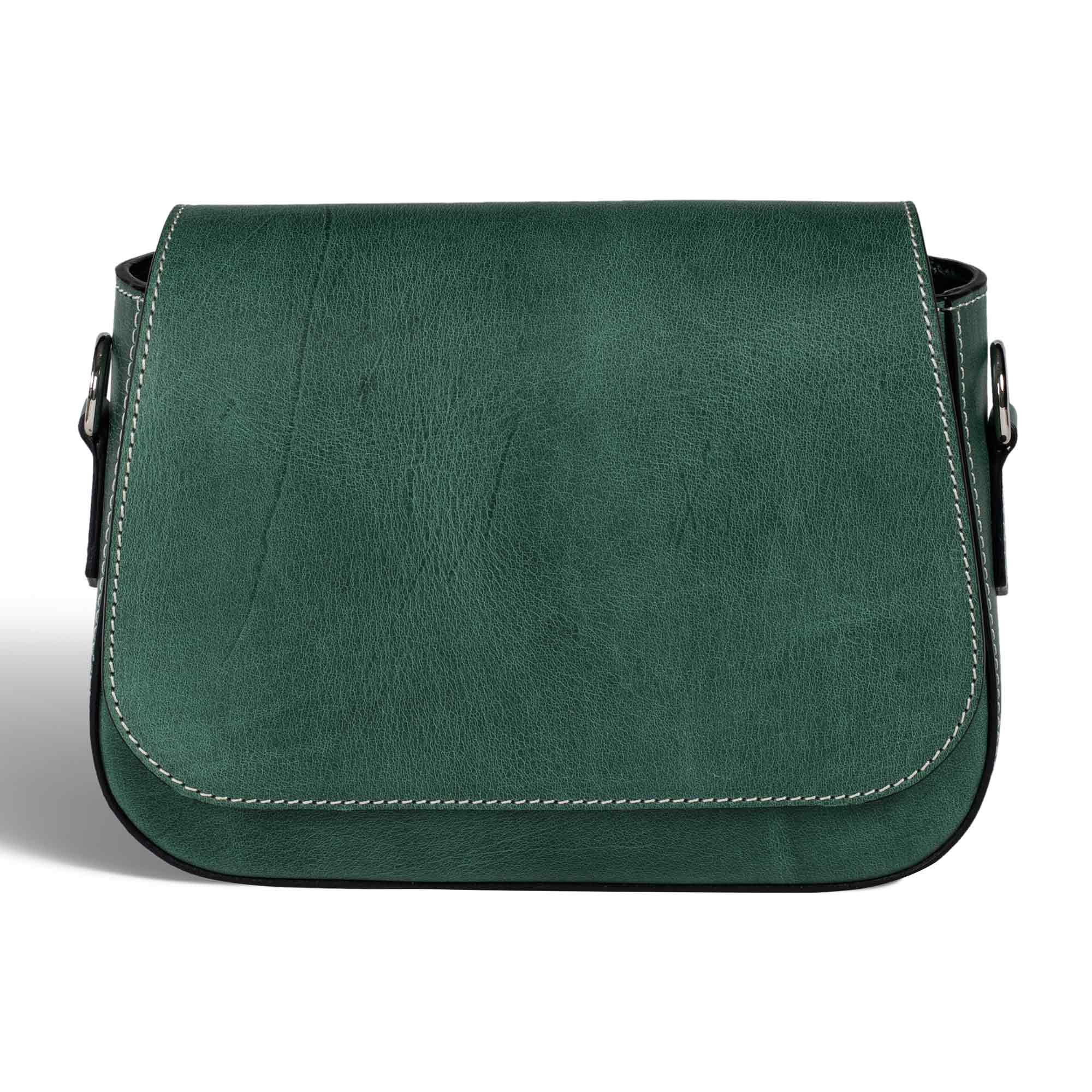 Python Bag Strap in Emerald Green