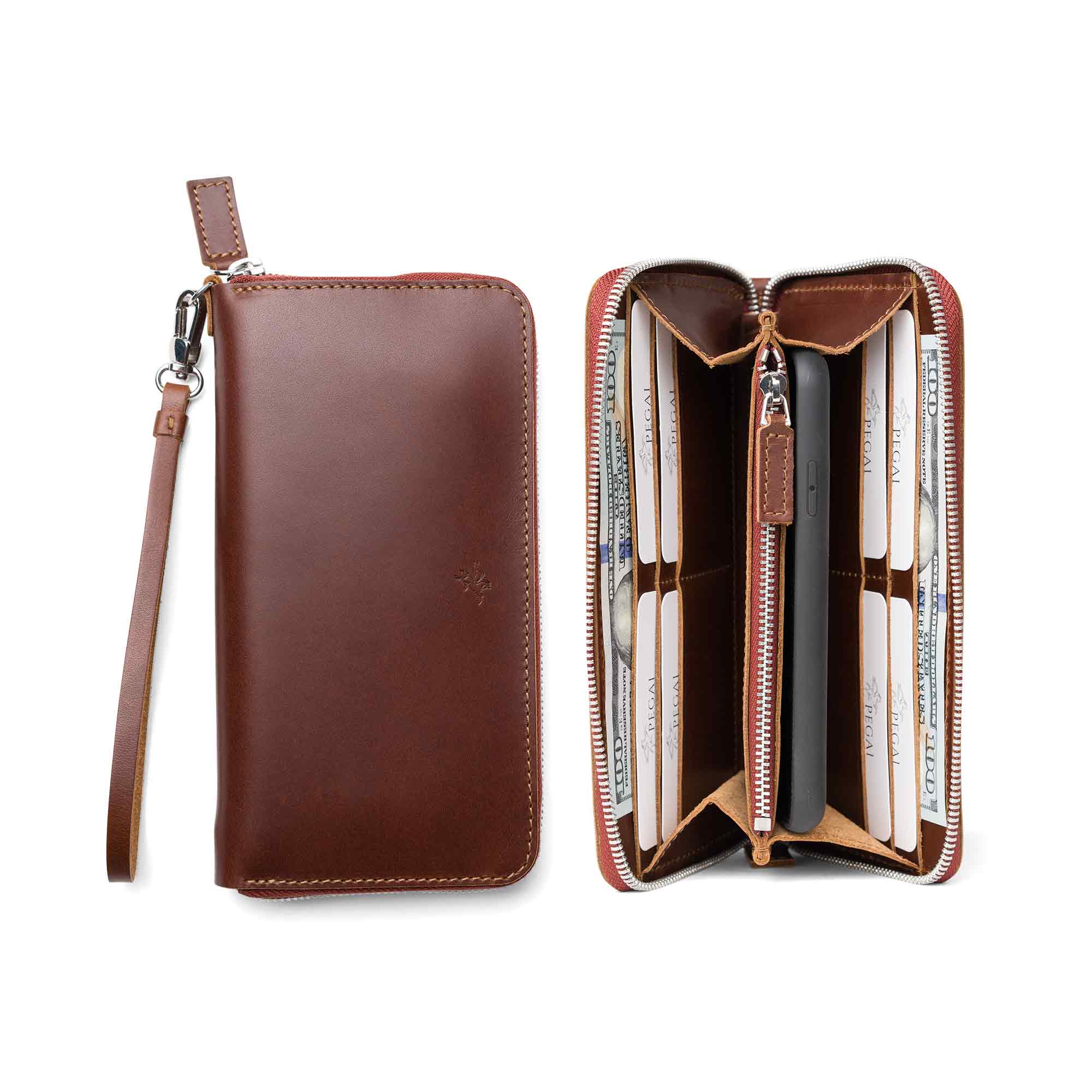 Leather Travel Wallets for Women