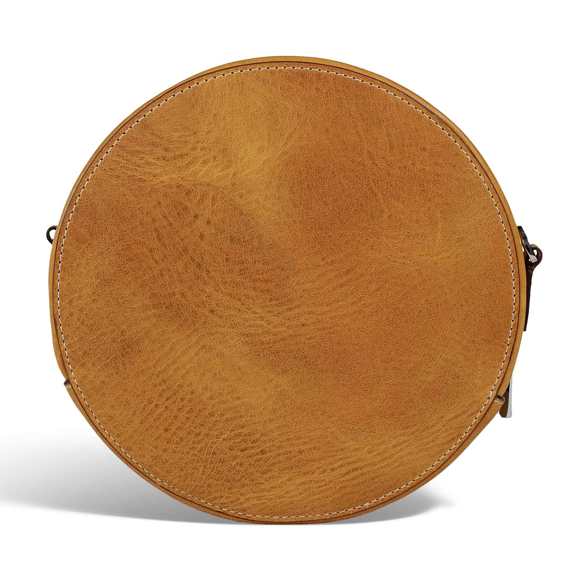 Circle | Crossbody Bag | Amber w/ Nickel Hardware