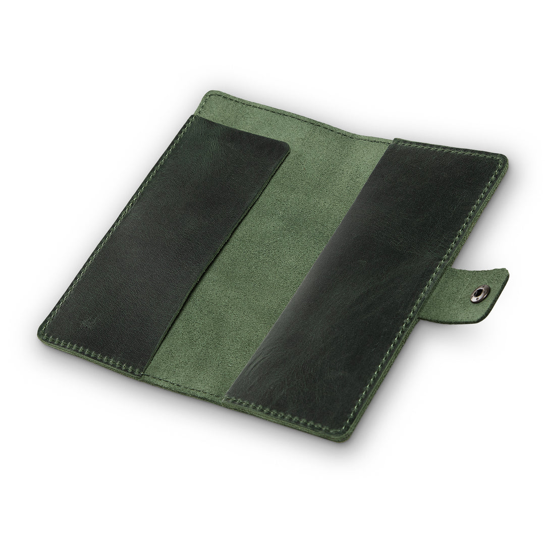 Clark | Checkbook Cover | Green