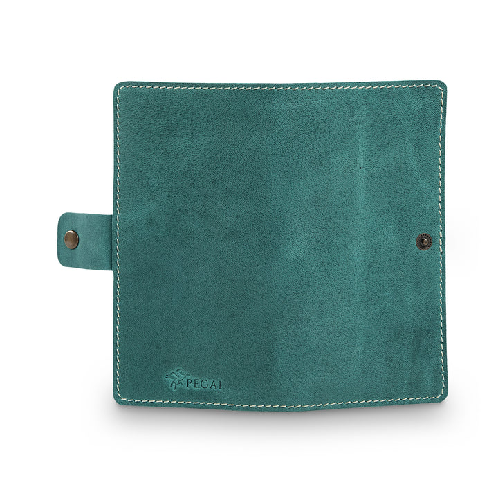 Clark | Checkbook Cover | Turquoise