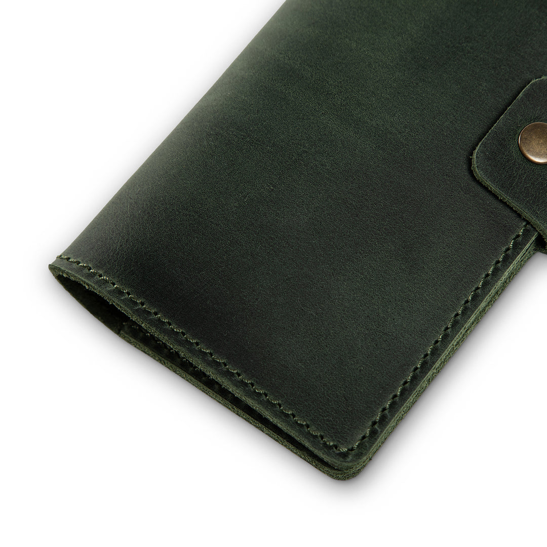 Clark | Checkbook Cover | Green