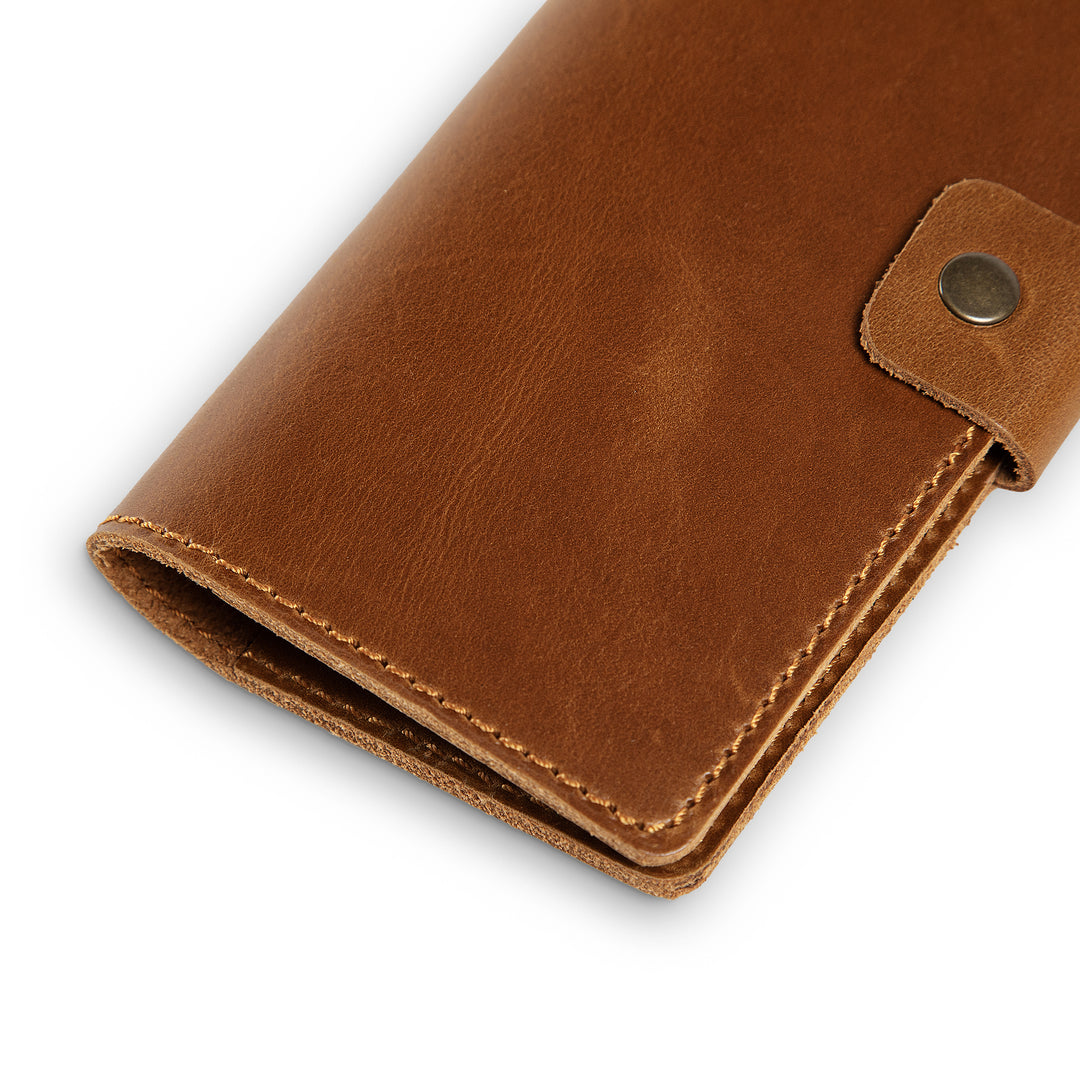 Clark | Checkbook Cover | Mustard