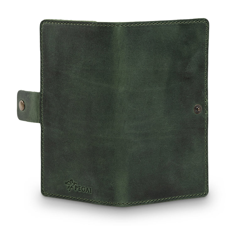 Clark | Checkbook Cover | Green