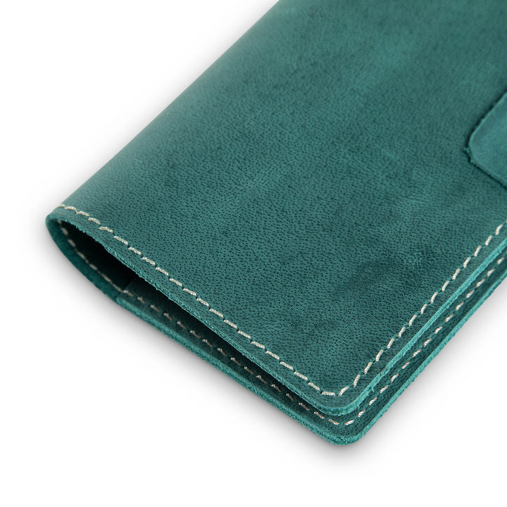 Clark | Checkbook Cover | Turquoise