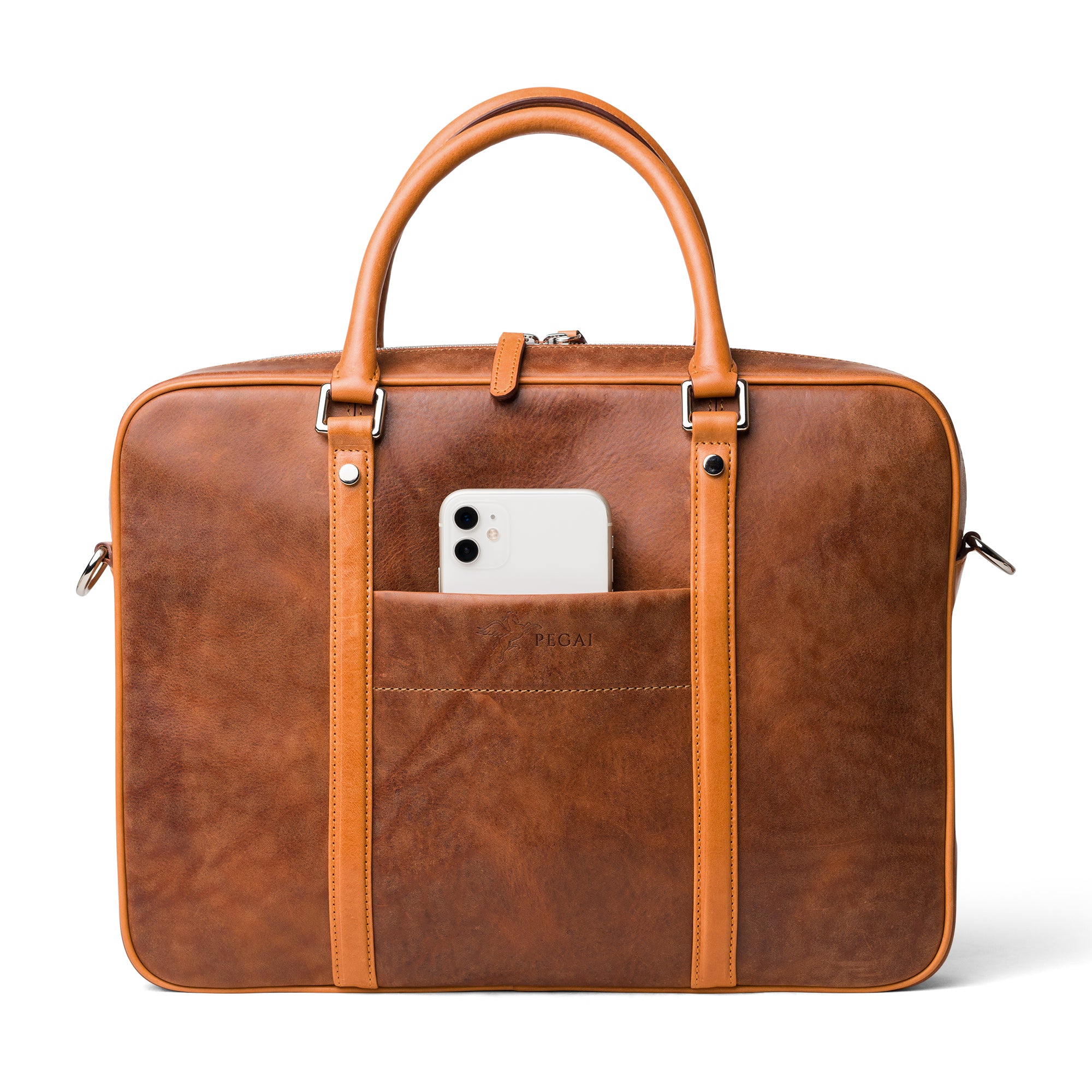 Italian discount leather briefcase