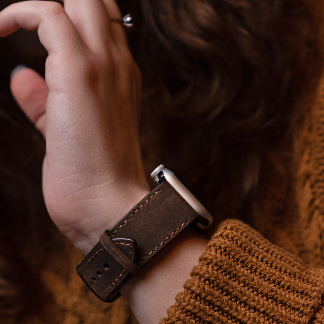 Leather Apple Watch Band | Chestnut | Addison