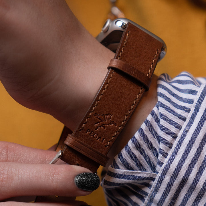 Leather Apple Watch Band | Rustic | Addison