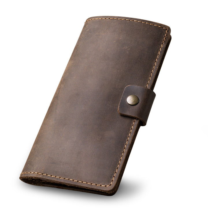 Clark | Checkbook Cover | Chestnut