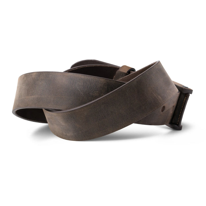 Boone | Distressed Leather Belt | Chestnut