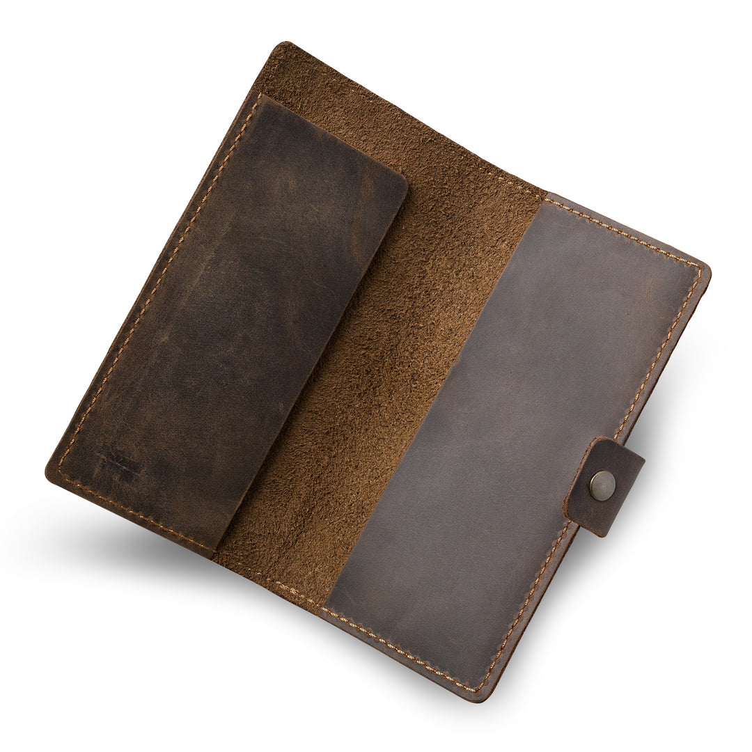 Clark | Checkbook Cover | Chestnut