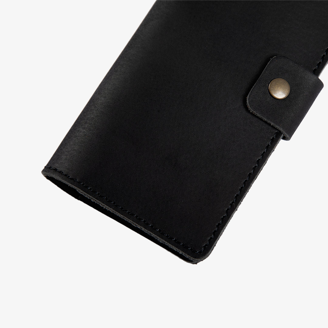 Clark | Checkbook Cover | Iphitos Black