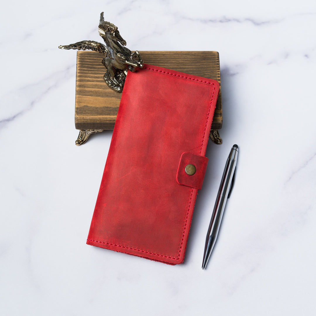 Clark | Checkbook Cover | Rose