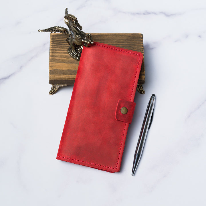 Clark | Checkbook Cover | Rose