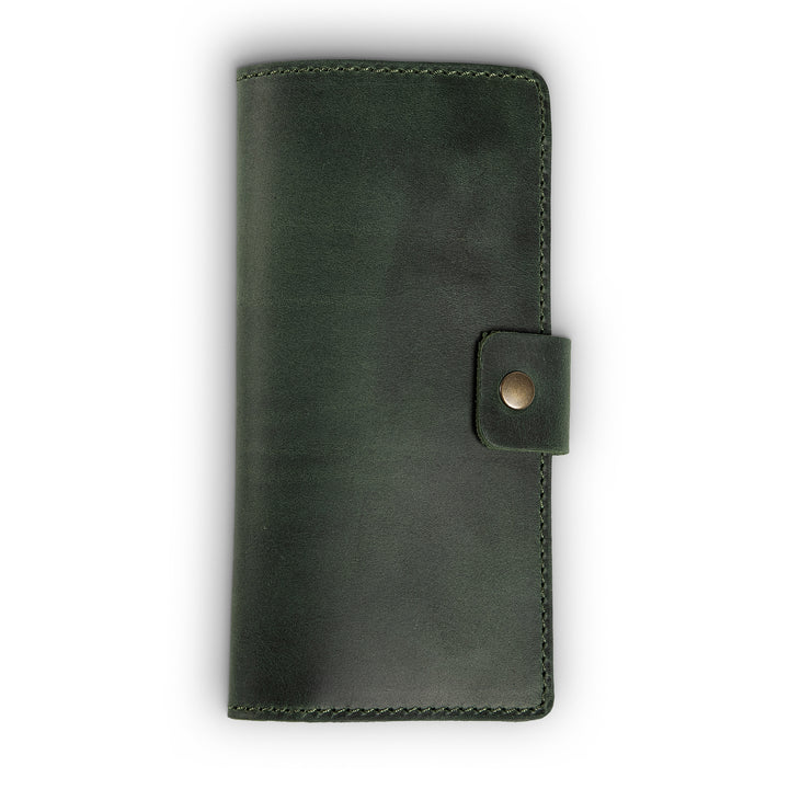 Clark | Checkbook Cover | Green