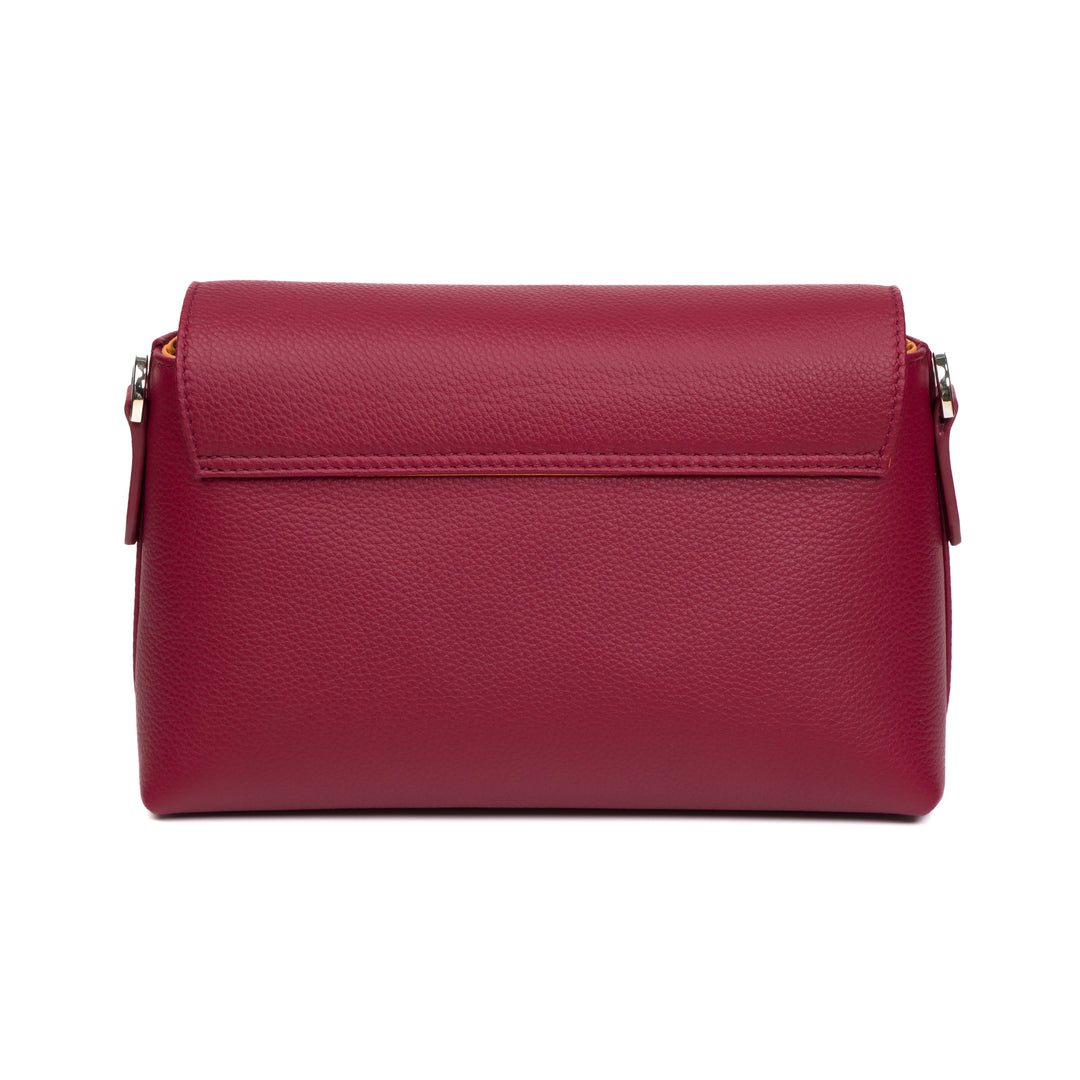 Helen | Pebbled Calf | Burgundy