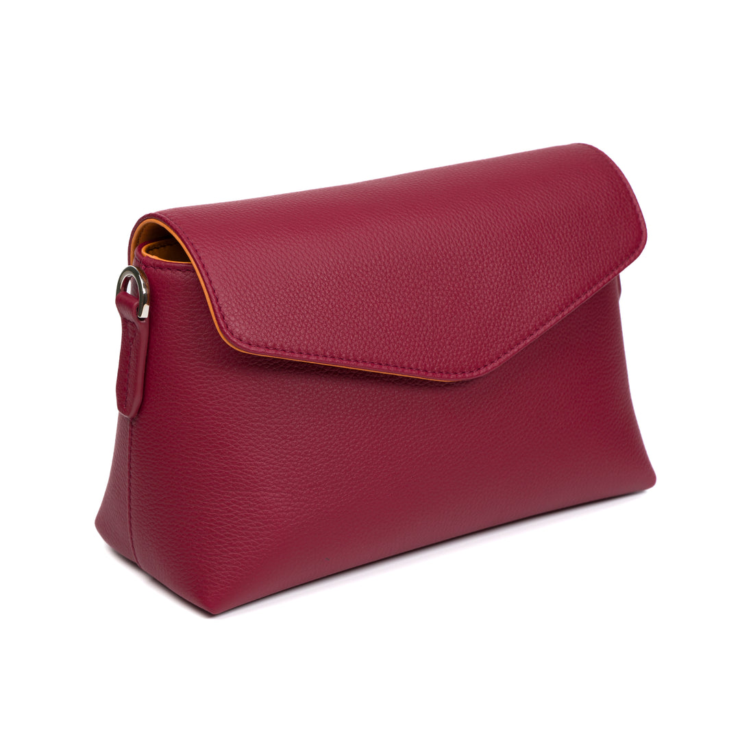 Helen | Pebbled Calf | Burgundy