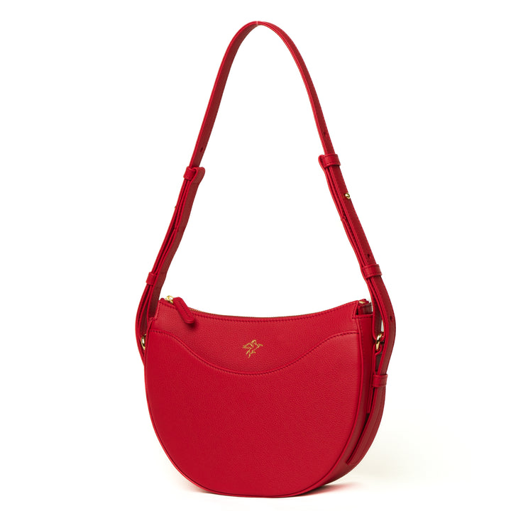 Luna | Moon Shoulder Bag | Smart Red