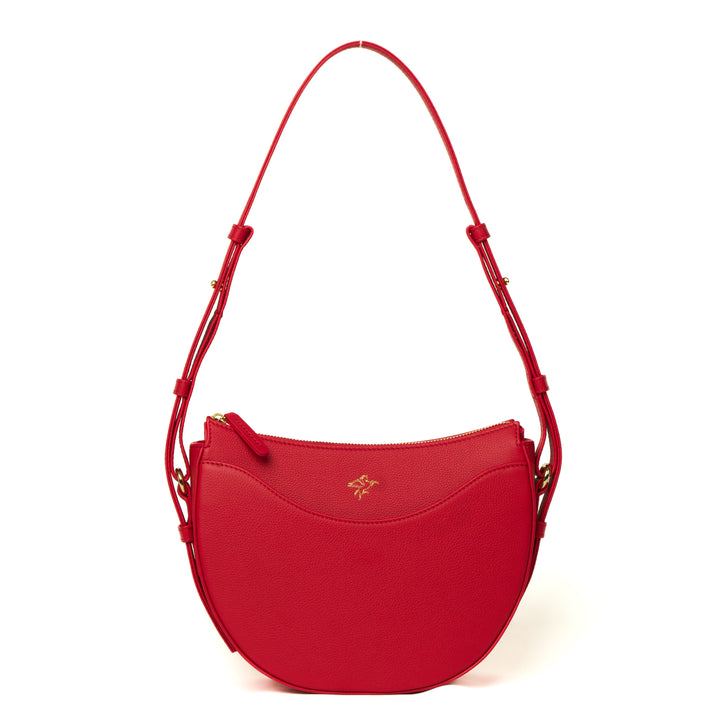 Luna | Moon Shoulder Bag | Smart Red