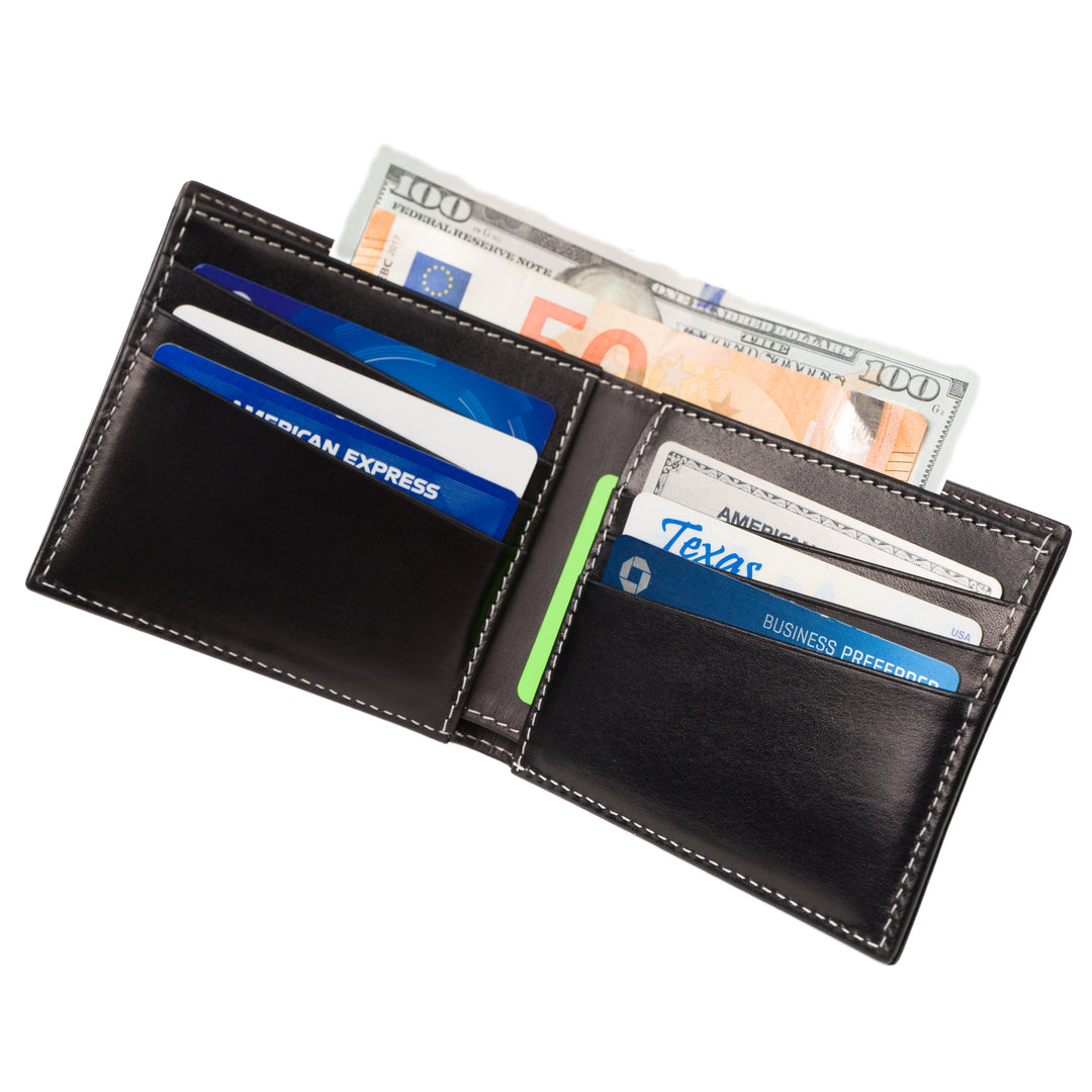 Malcolm Bill Fold Wallet | Black [Classic Edition]