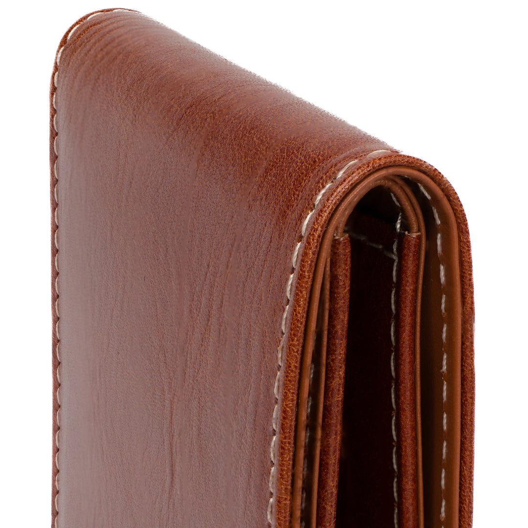 Italian Vegetable Tanned Leather Wallet | Rum [Classic Edition] | Malcolm