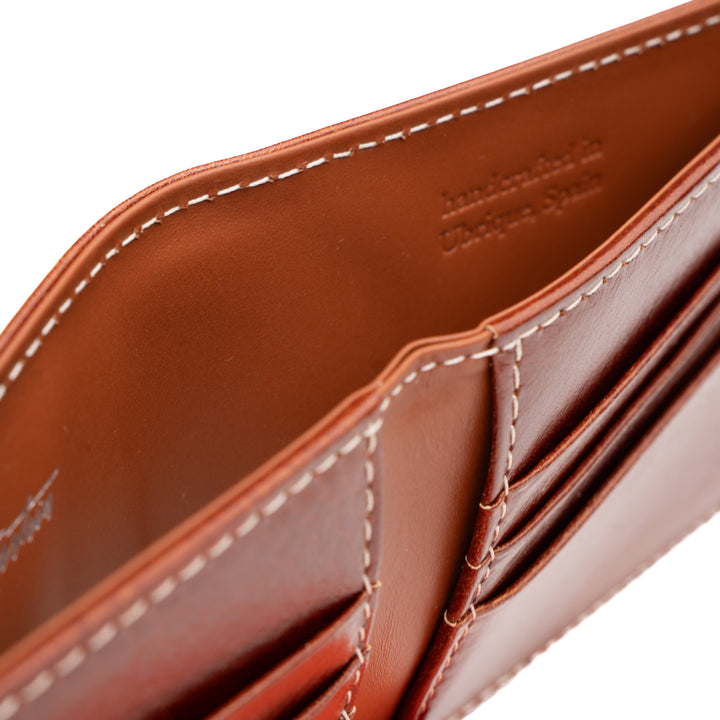 Italian Vegetable Tanned Leather Wallet | Rum [Classic Edition] | Malcolm