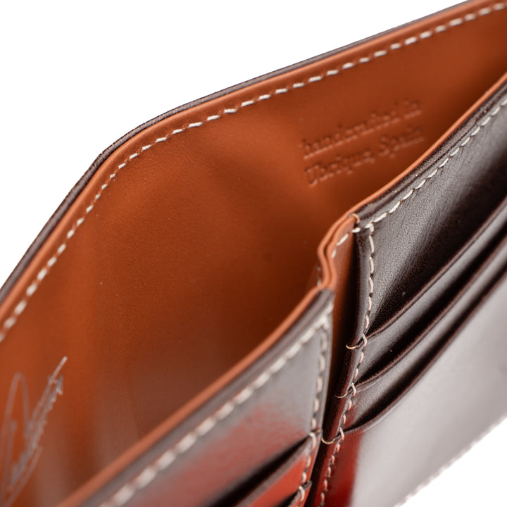 Italian Vegetable Tanned Leather Wallet | Brown [Classic Edition] | Malcolm