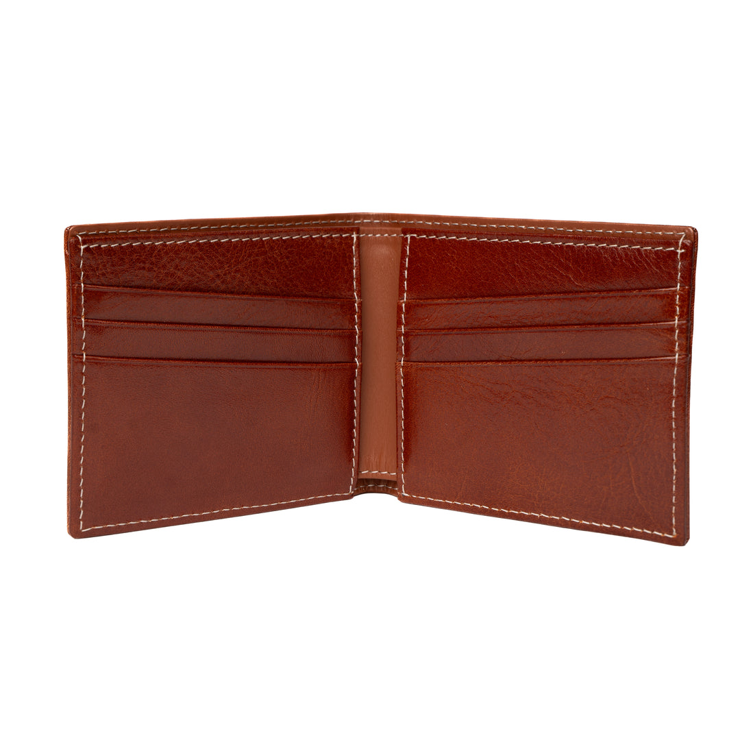 Italian Vegetable Tanned Leather Wallet | Rum [Classic Edition] | Malcolm