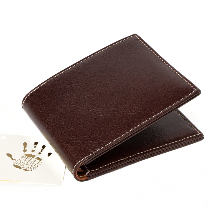 Italian Vegetable Tanned Leather Wallet | Brown [Classic Edition] | Malcolm