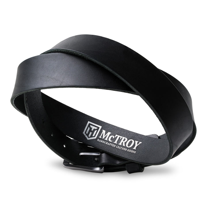 McTroy | Leather Belt | Black