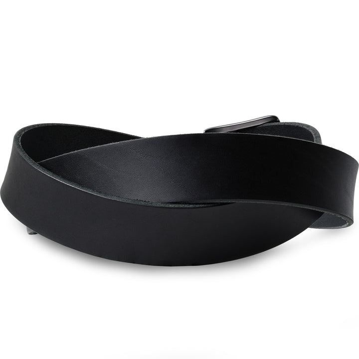 McTroy | Leather Belt | Black