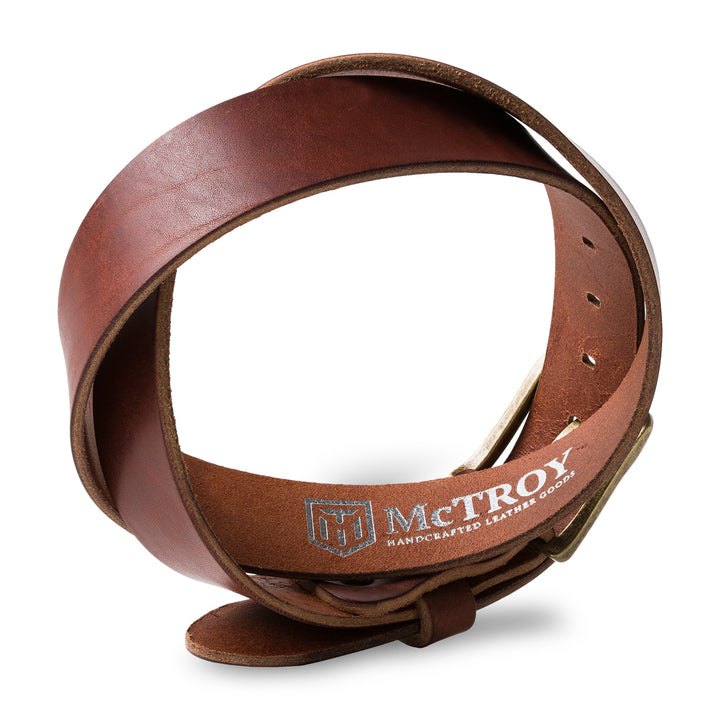 McTroy | Leather Belt | Rustic Brown