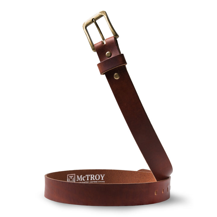 McTroy | Leather Belt | Rustic Brown