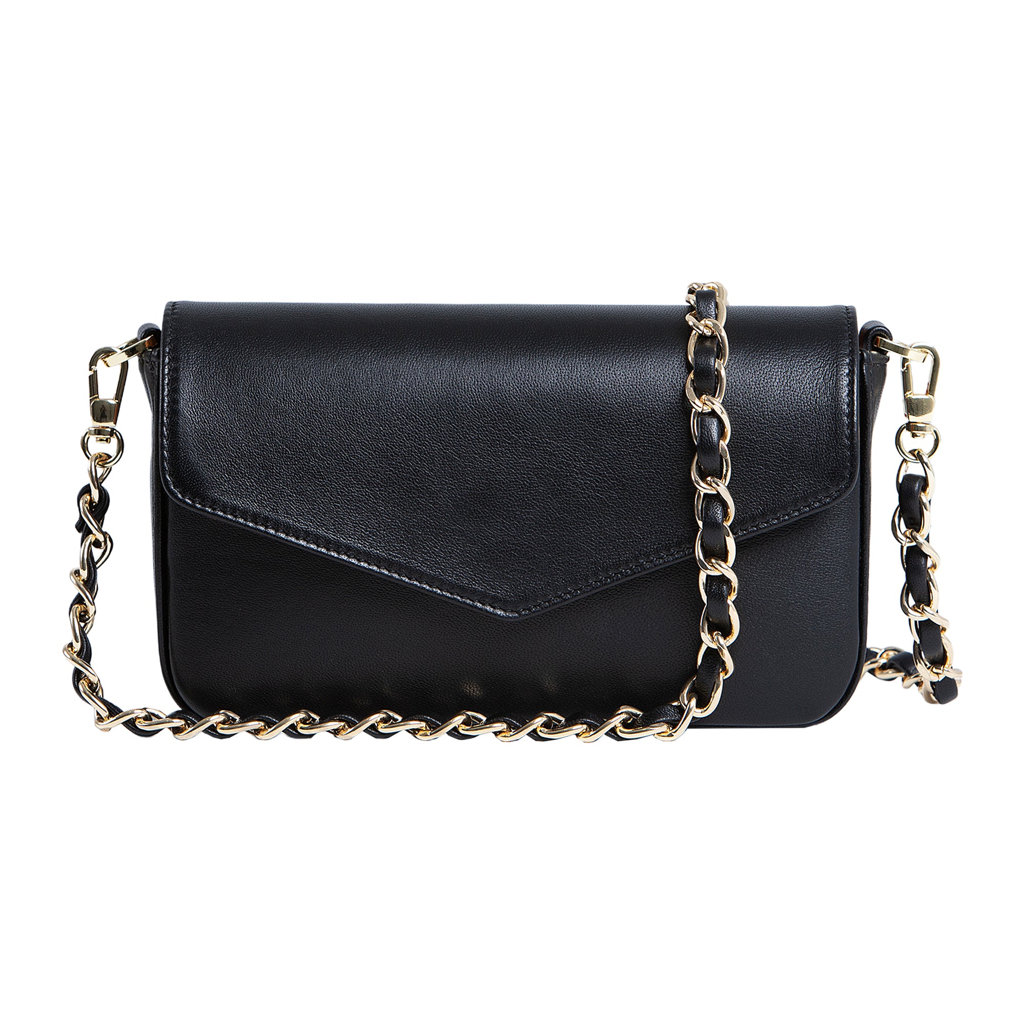 Viola | Clutch Crossbody Bag w/ Slim Wallet | Black – PEGAI