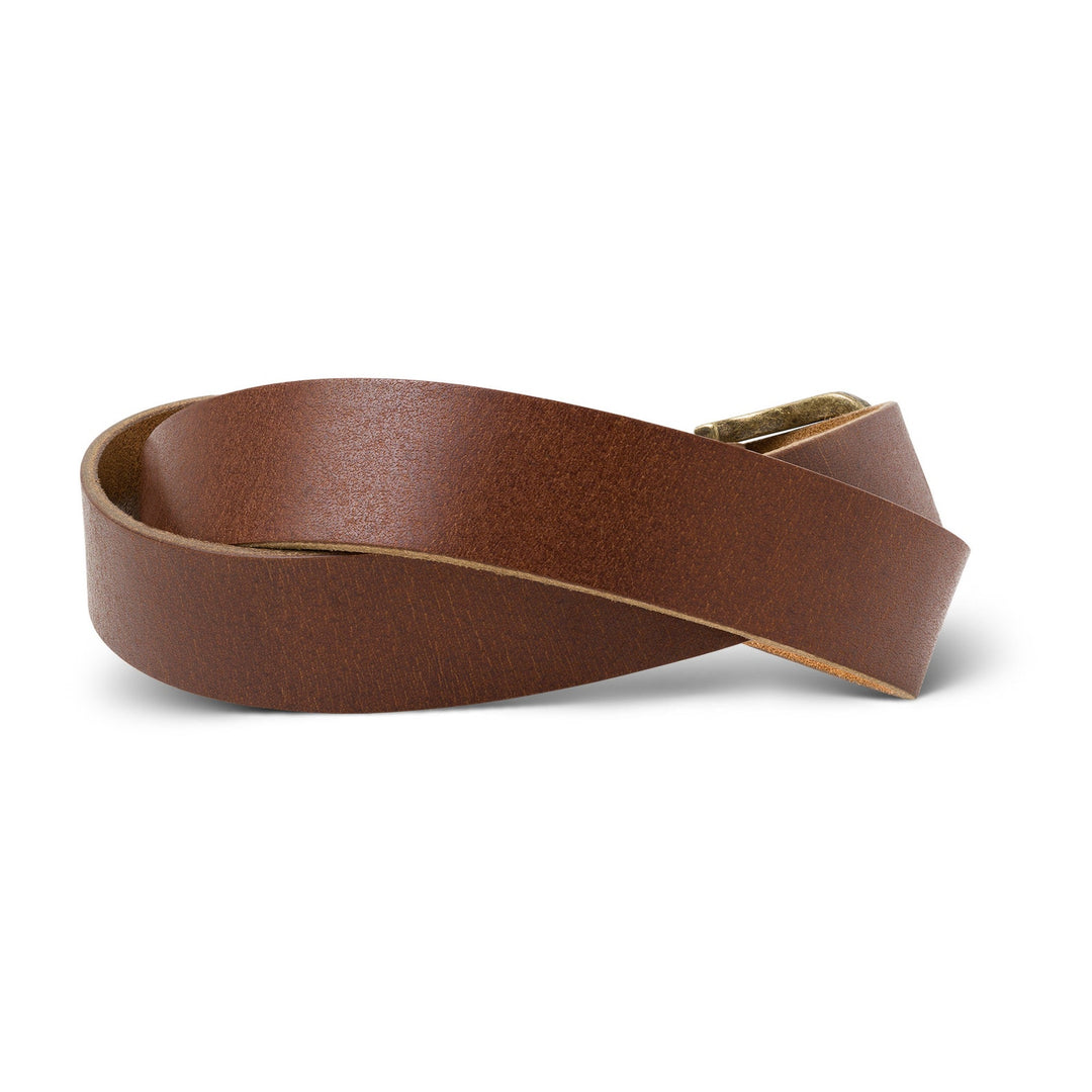 Buffalo Leather Belt | Saddle Brown