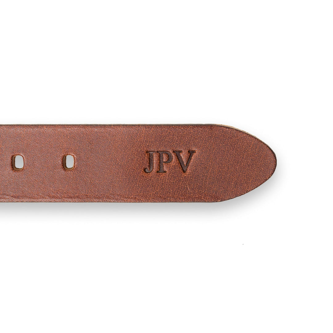 Buffalo Leather Belt | Rustic Brown