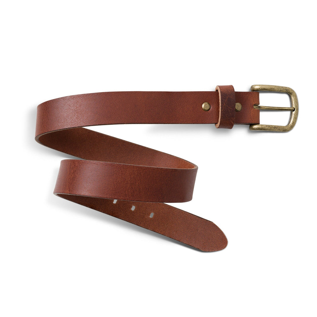 Buffalo Leather Belt | Rustic Brown