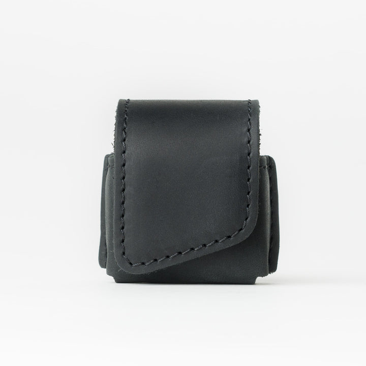 Austin | Leather Airpods Case | Charcoal Black