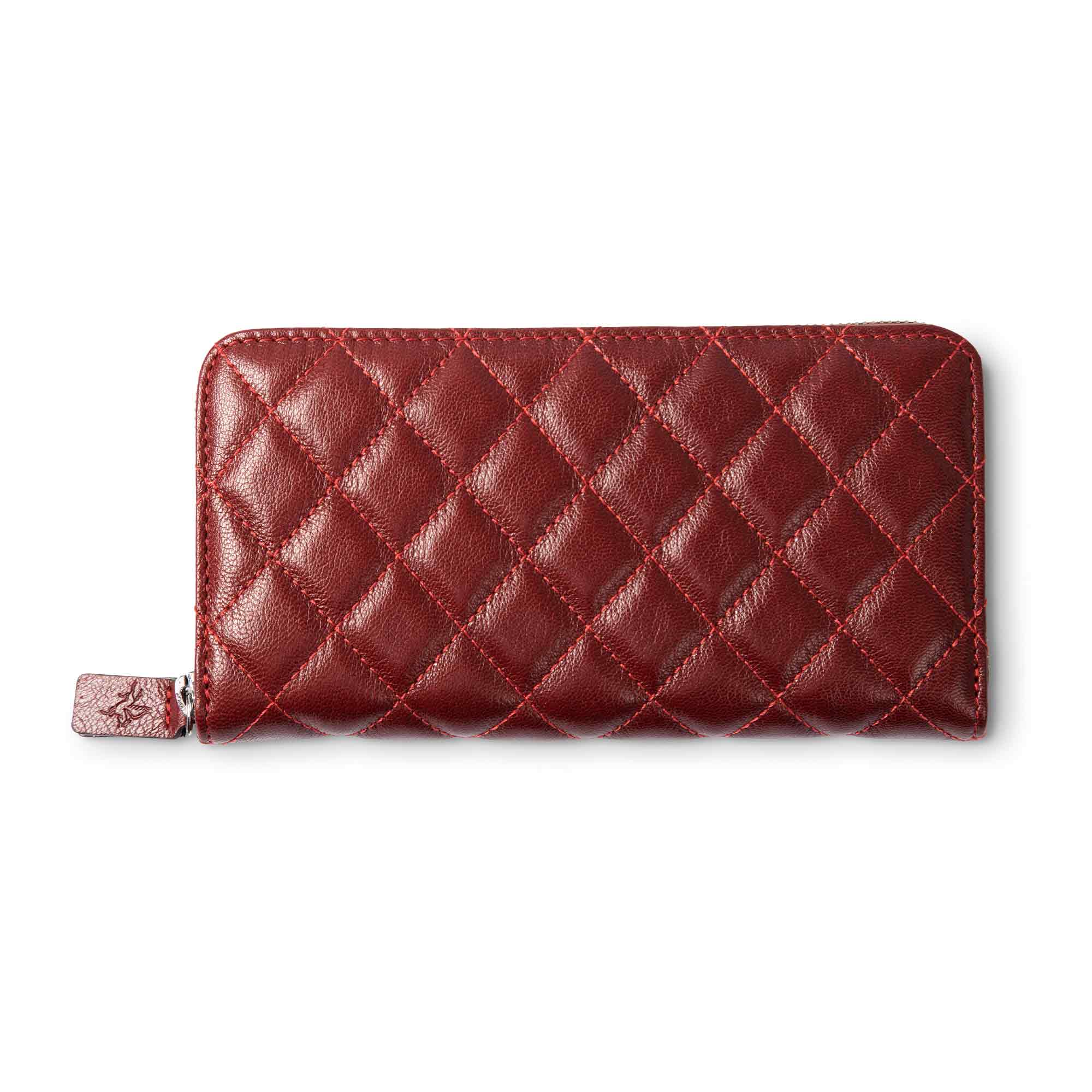 Red Genuine Leather Soft and Slim Wallet/Purse by ENAAF – Woodland Canada