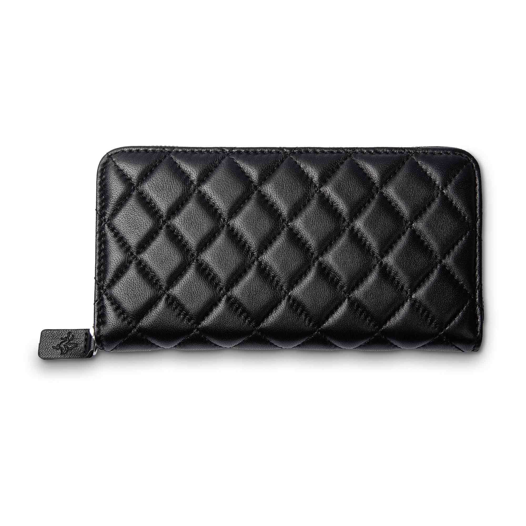 Leather AirTag Long Flap Wallet for Women | Elegant & Functional –  Geometric Goods