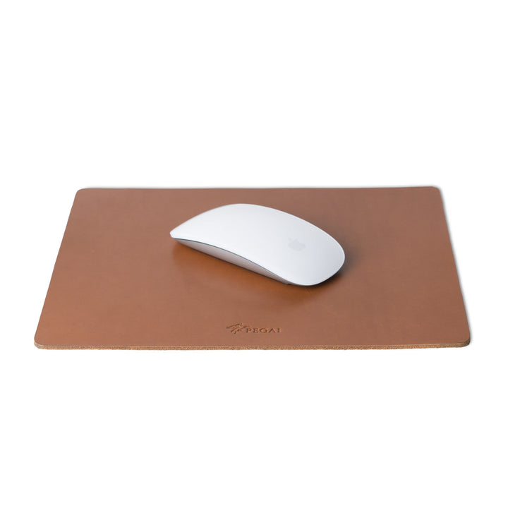 leather mouse pad taba brown west