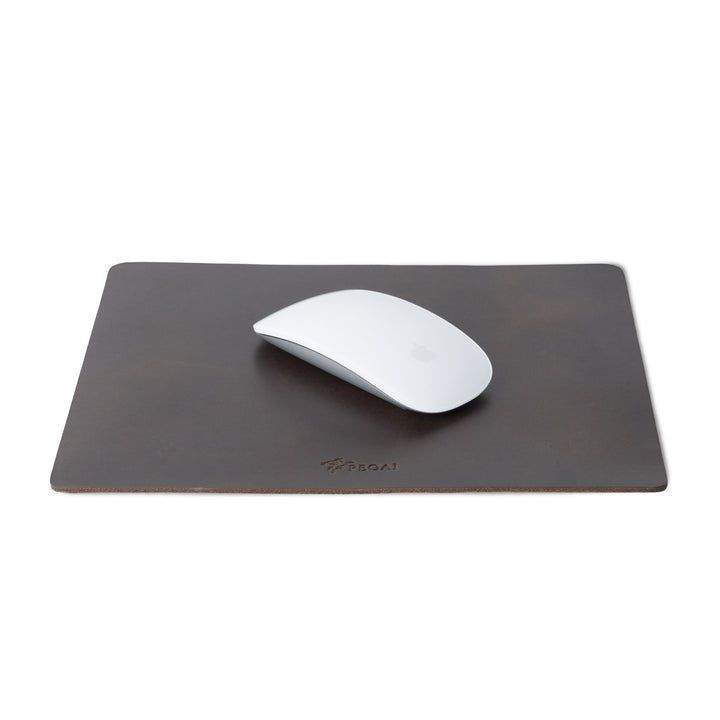 leather mouse pad antique brown west