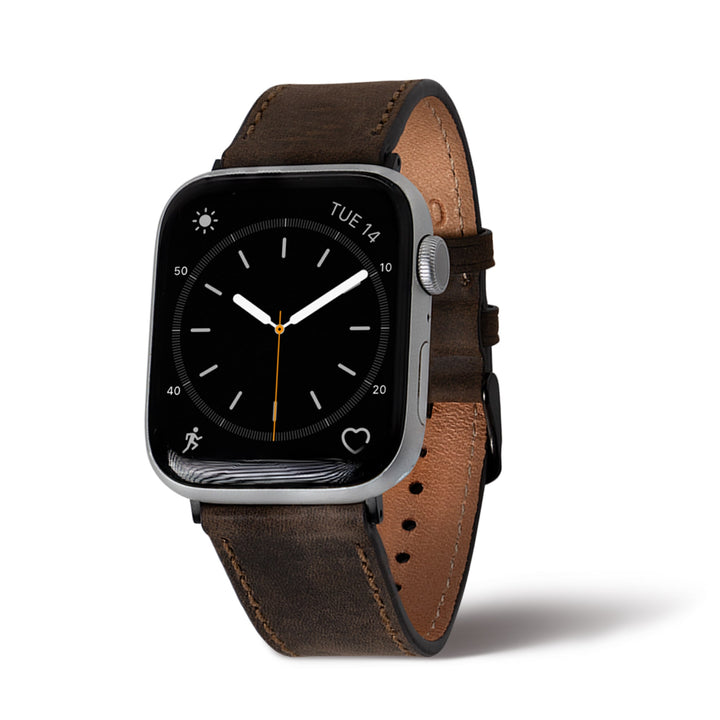 addison leather apple watch band chestnut