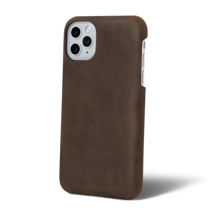 dean leather iphone case chestnut