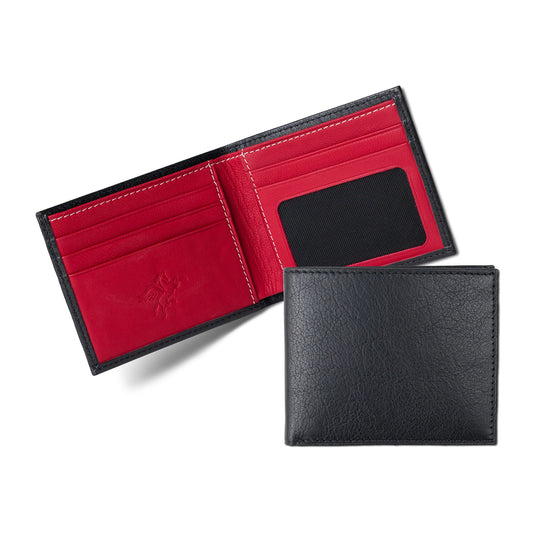 Leather Designer Wallet | Red | Edward