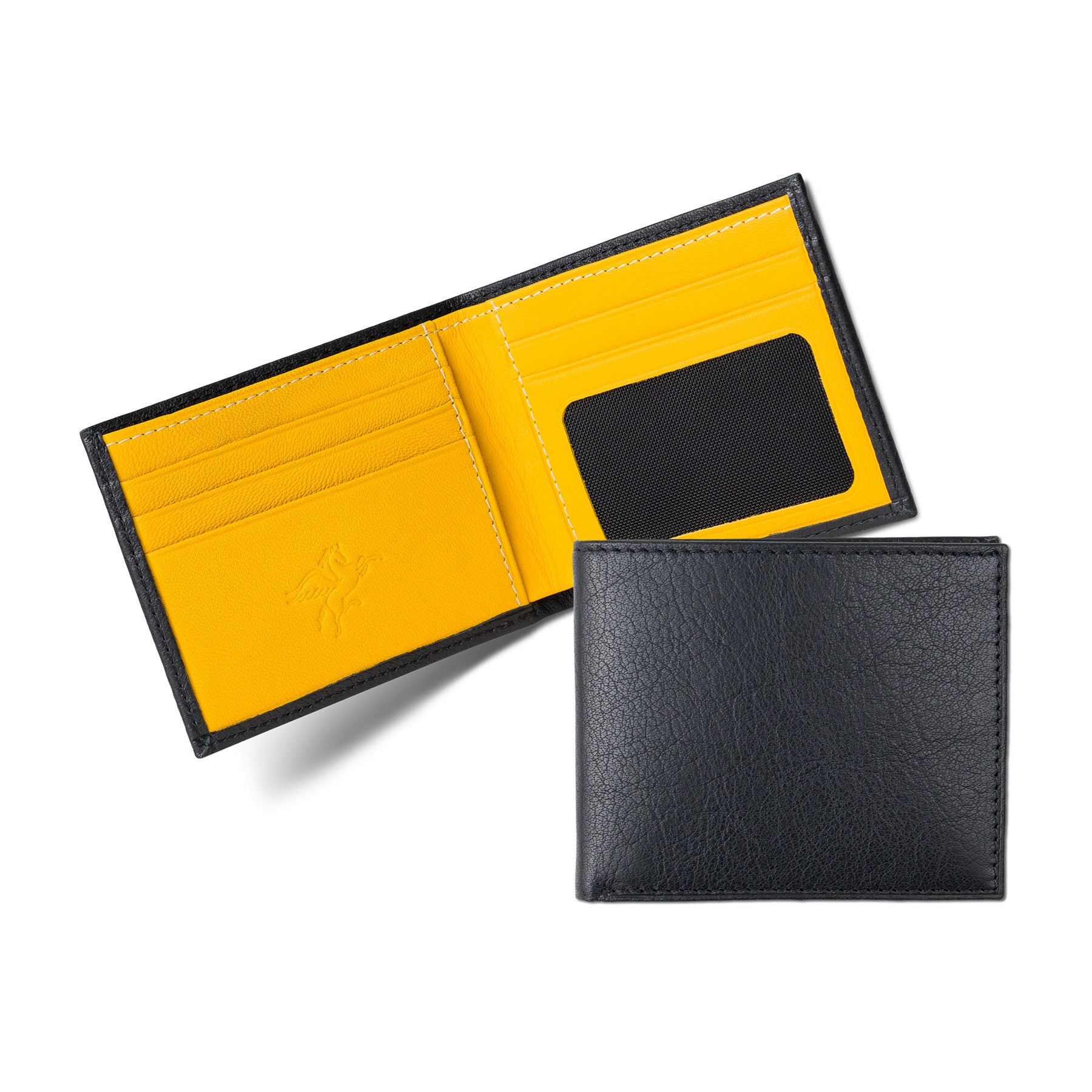 Leather Designer Wallet | Yellow | Edward – PEGAI