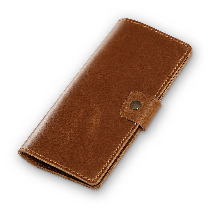 Clark | Checkbook Cover | Mustard