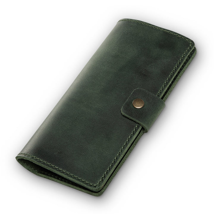 Clark | Checkbook Cover | Green