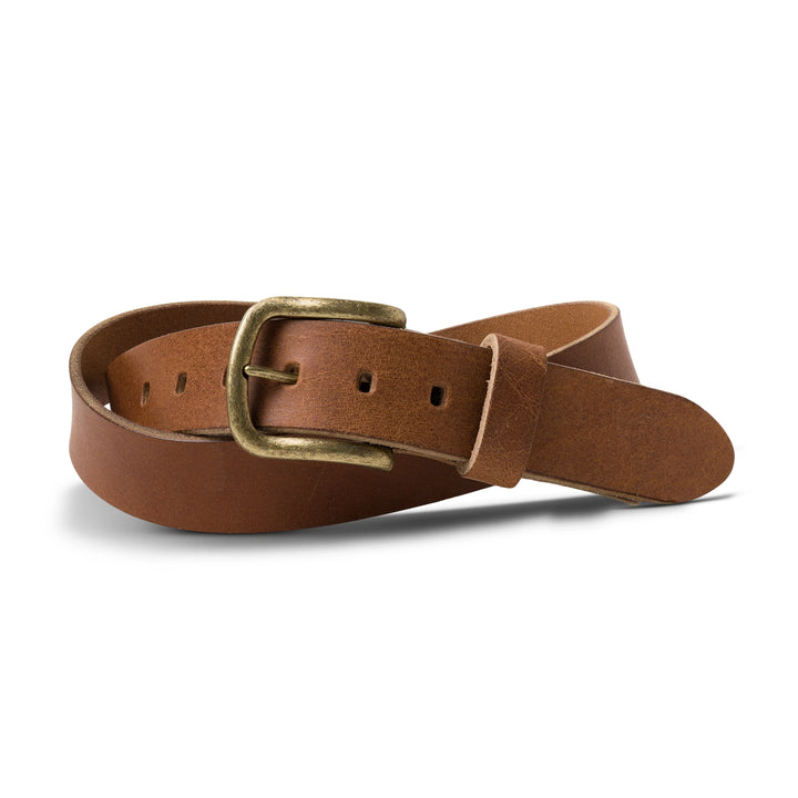 Buffalo Leather Belt for Men | Wheat Brown